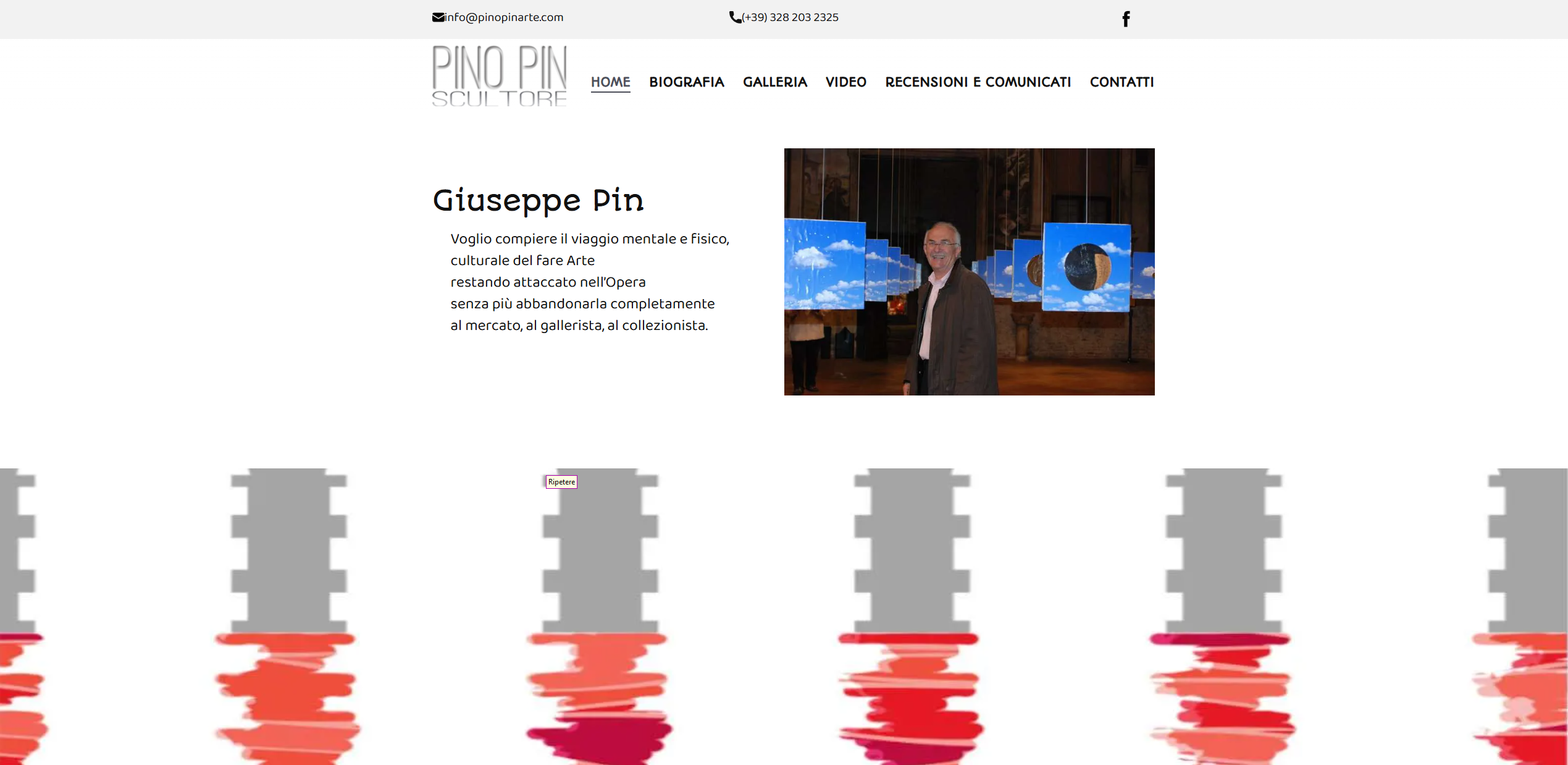 artista Sito Web Pino Pin