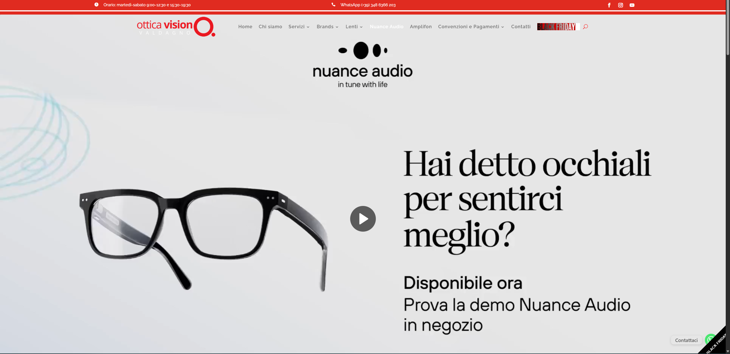 ottica Sito Web ottica vision